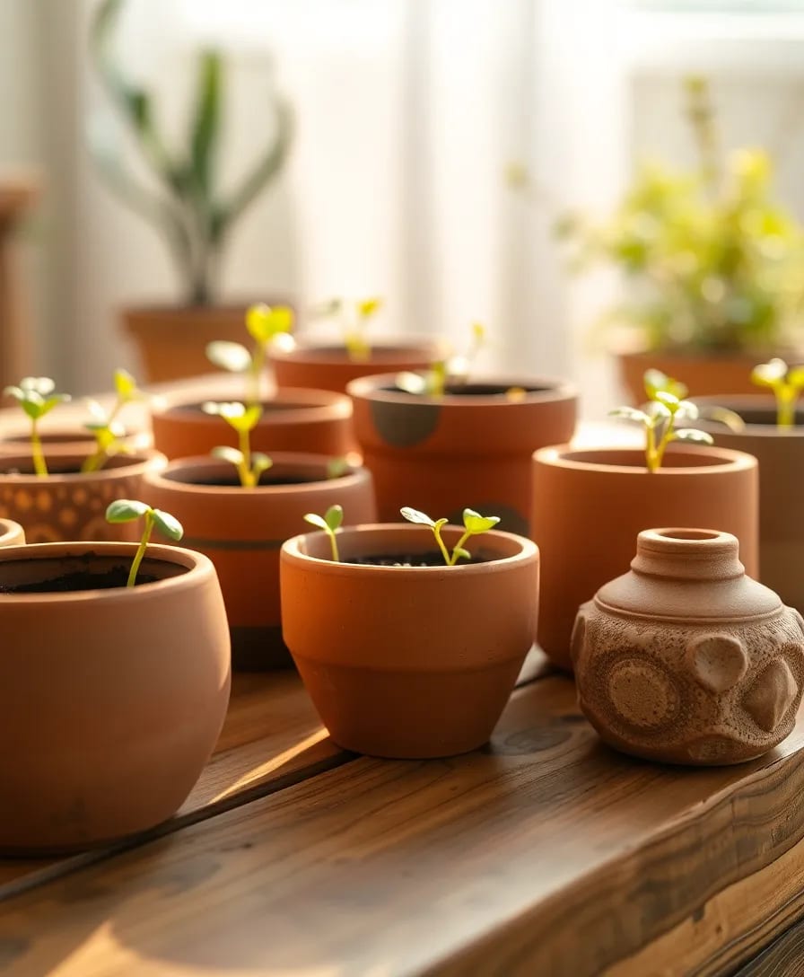 지속가능한 삶을 위한 흙 토기 화분 만들기 체험