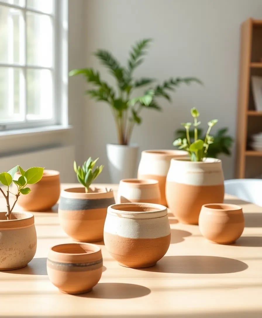 아이마을에서 즐기는 토기 화분 만들기 체험 활동