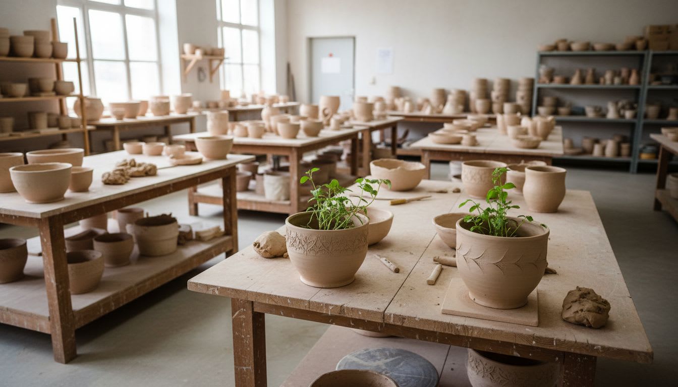아이마을 도자기 체험 흙으로 키우는 아이 집중력과 친환경 가치