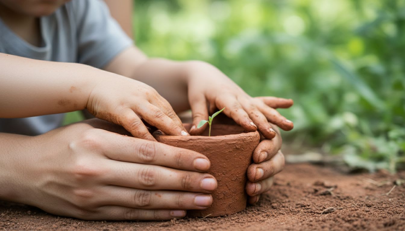 아이마을 늘봄수업 흙 만지며 키우는 아이의 생태감수성 부모의 행복