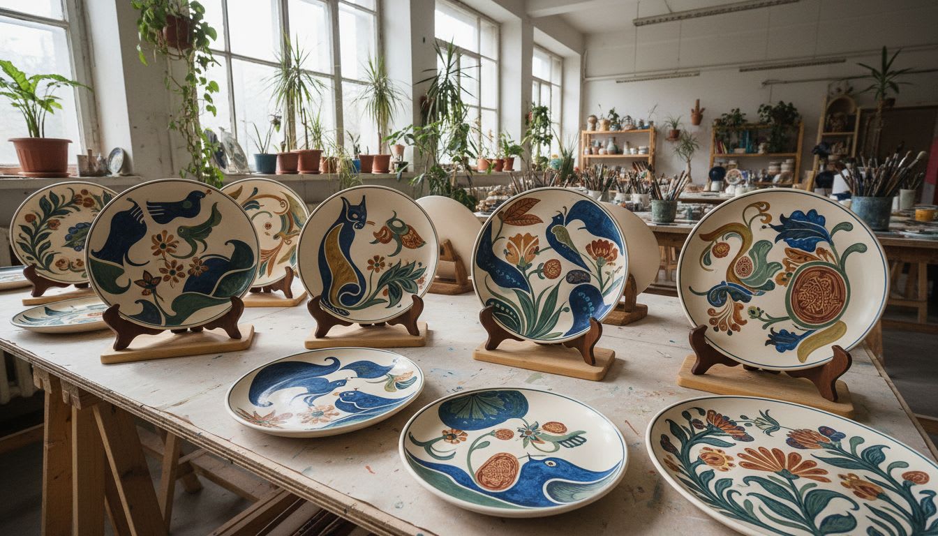 아이마을 현대 민화 접시 만들기 전통과 생태를 잇는 특별한 경험