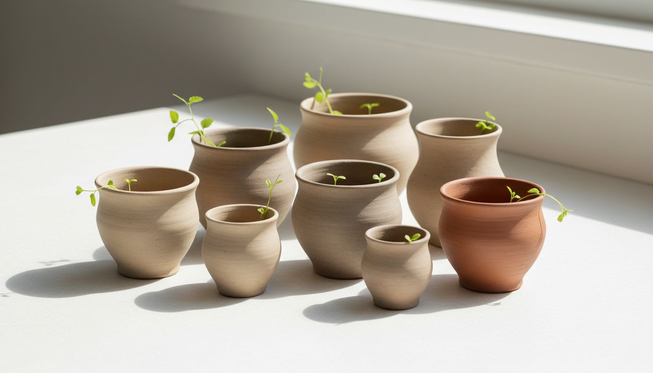 도자기 체험 흙으로 빚고 식물 심으며 배우는 환경의 소중함